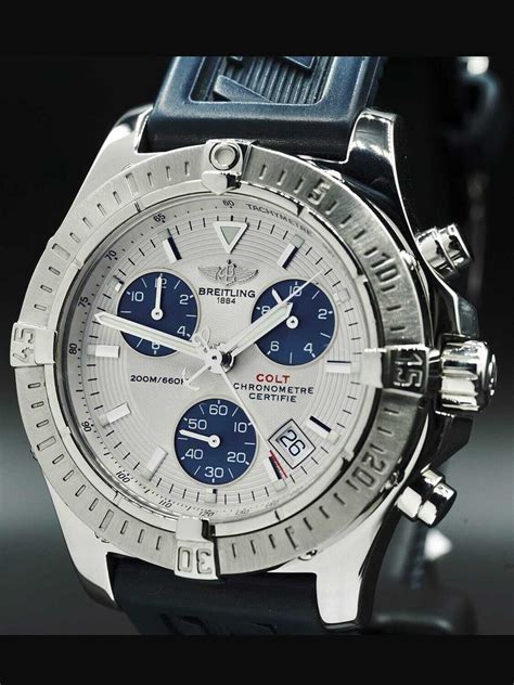 Breitling Colt Chronograph Quartz A73380 Rubber Strap